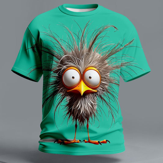 Men's Grumpy Bird Party Graphic Tee
