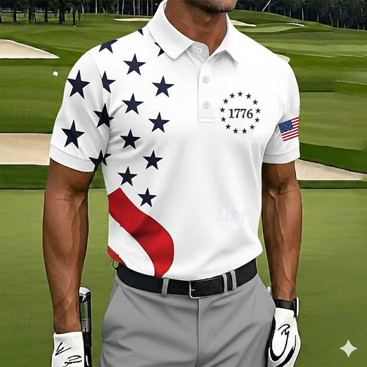 Men's Stars Stripes Classic Polo