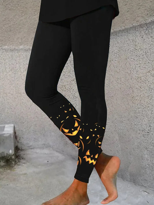 Women's Halloween Wicked Pumpkin Leggings