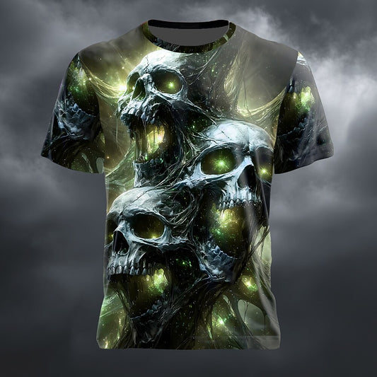 Men's Skull Optical Illusion Tee