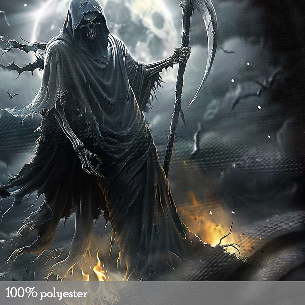 Men's Halloween Grim Reaper Graphic Tee