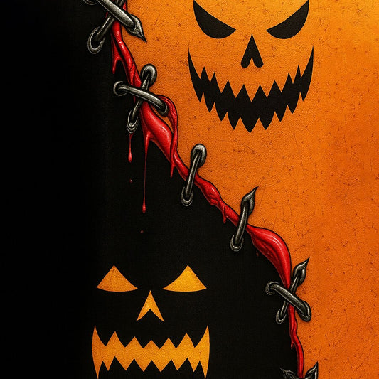 Men's Halloween Wicked Pumpkin Pants