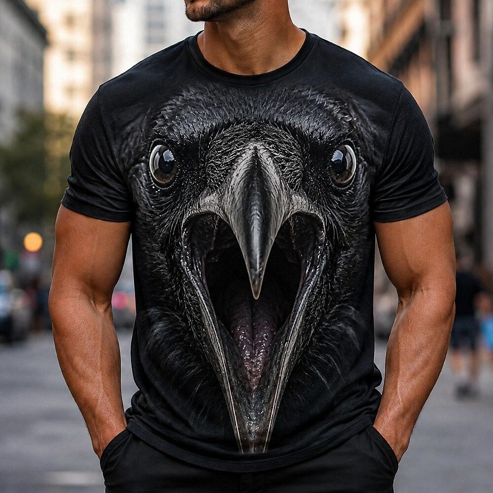 Men's Creepy Animal Halloween Graphic Tee