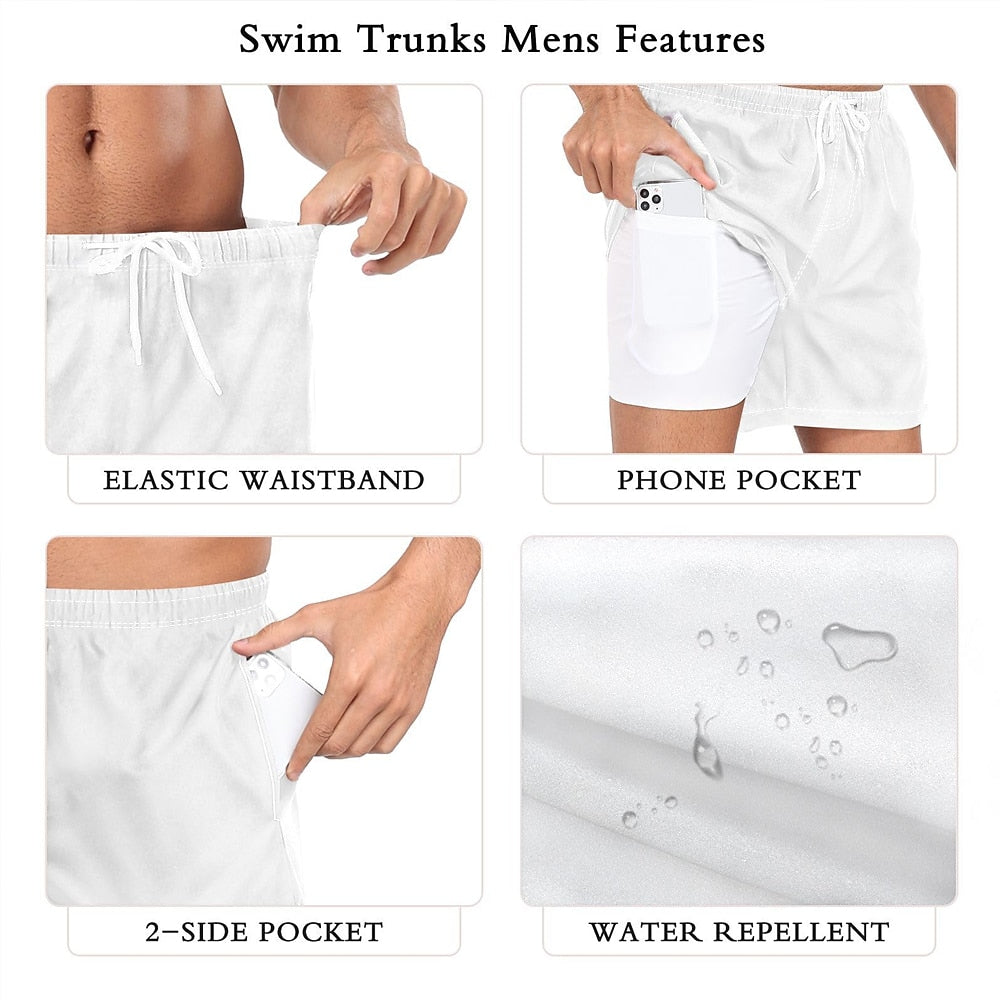 Men's Liberty Flag Swim Shorts