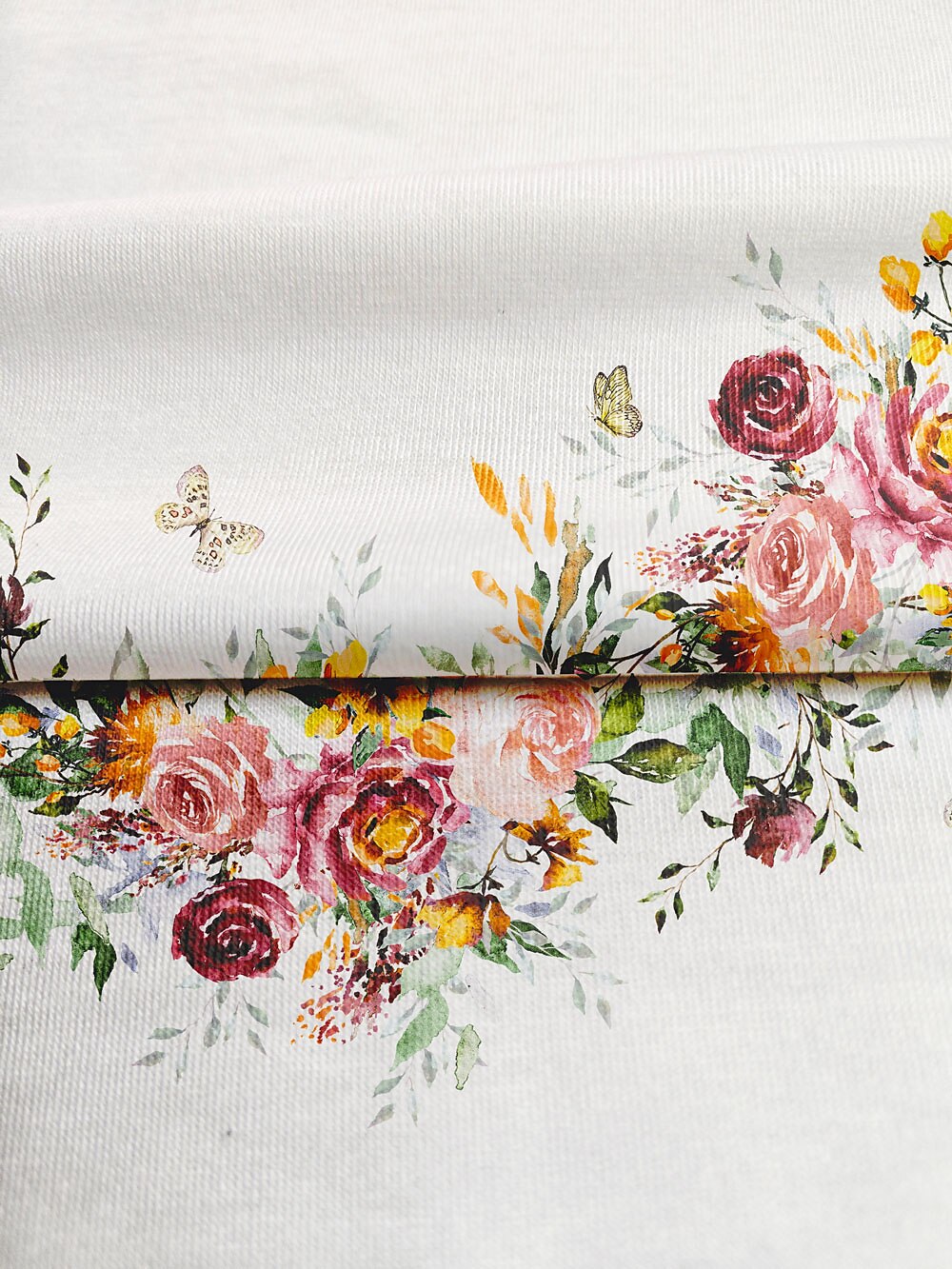 Women's Holiday Floral Garden Graphic Tee