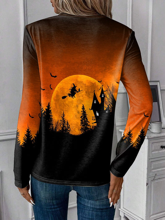 Women's Halloween Mystic Witch Tee