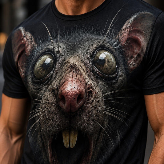 Men's Creepy Animal Halloween Graphic Tee