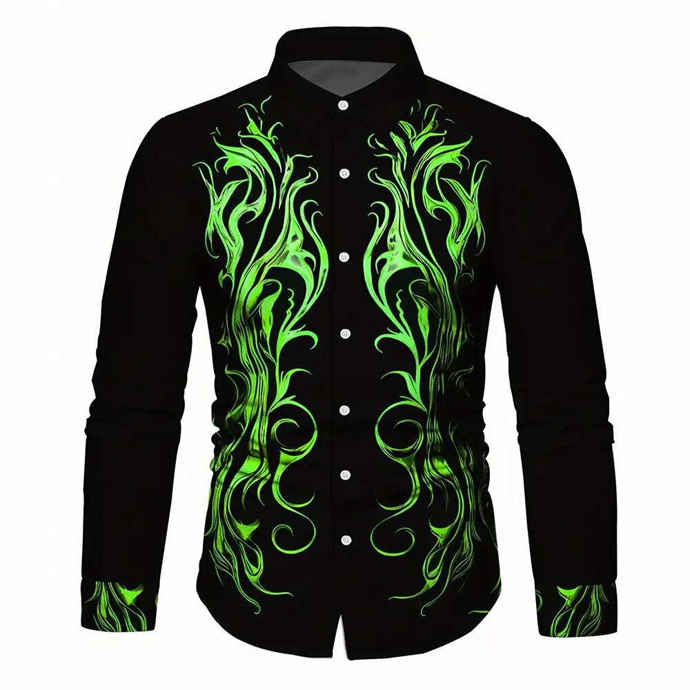 Men's Halloween Black Cat Shirt