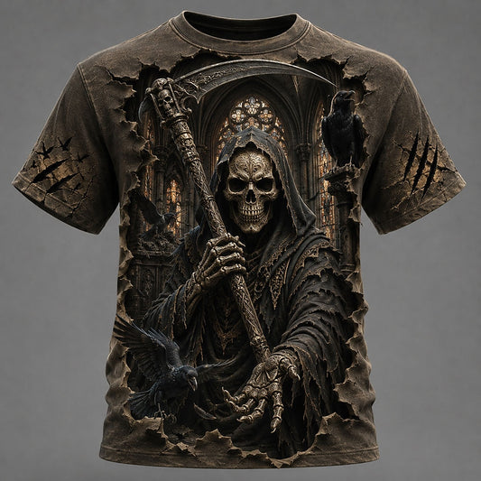 Men's Skull Oktoberfest Beer Graphic Tee