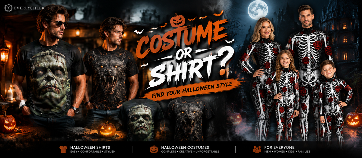 Best Halloween shirts and costumes for men, women, and families with spooky style ideas