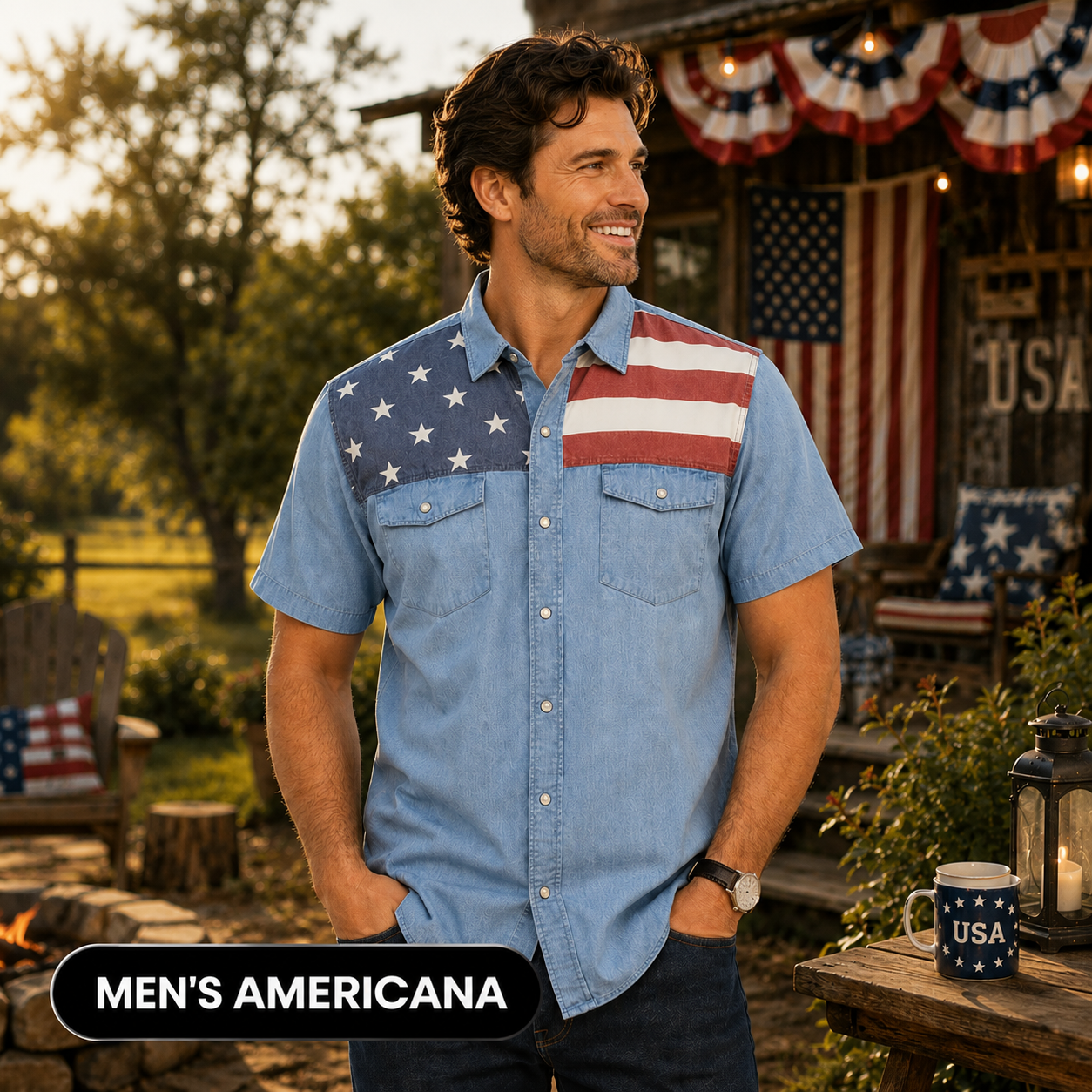 Men's Patriotic Apparel