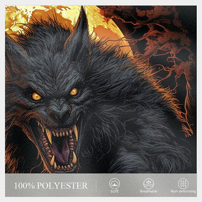 Men's Werewolf Vintage Graphic Longsleeve Tee