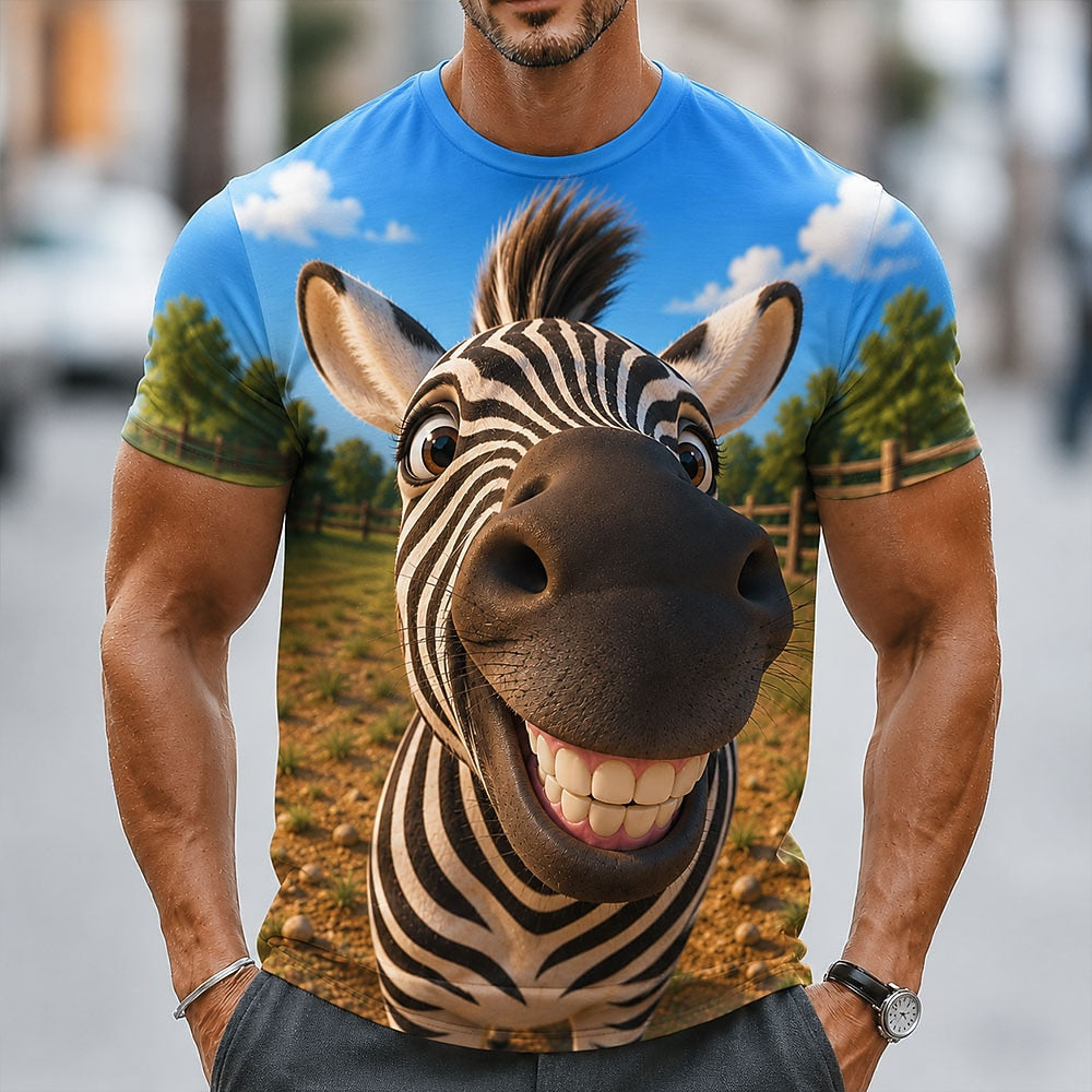 Men's Highland Cow Ranch Graphic Tee