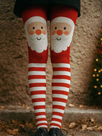 Santa Claus Elk 3D Print Leggings