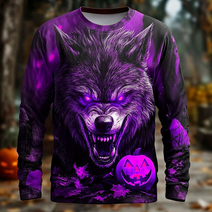 Men's 3D Werewolf Fashion Graphic Tee