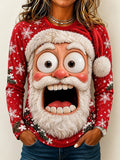 Santa Claus Christmas Tree Graphic Shirt