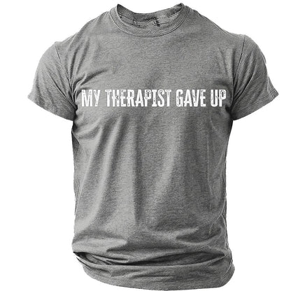 Men's Humorous Graphic Print Tee