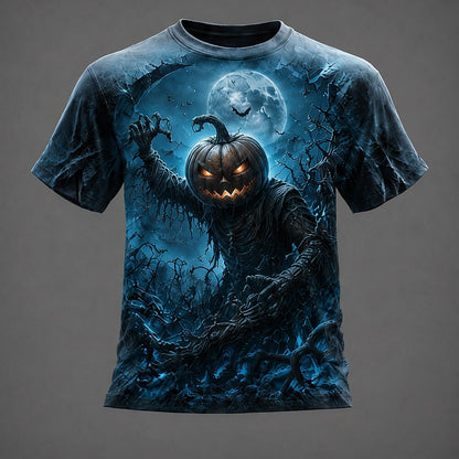 Men's Moon Grim Reaper Skull Tee