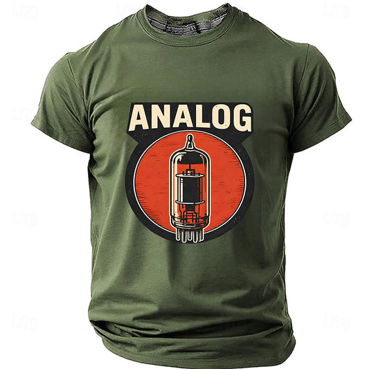 Men's Analog Vacuum Tube Graphic Tee