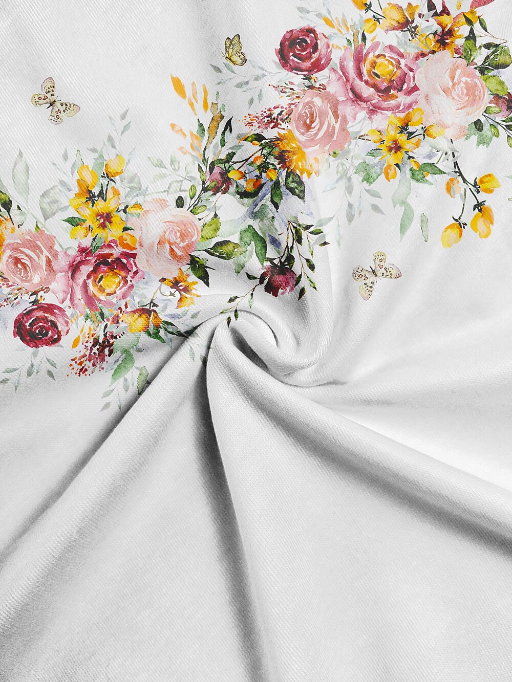Women's Holiday Floral Garden Graphic Tee
