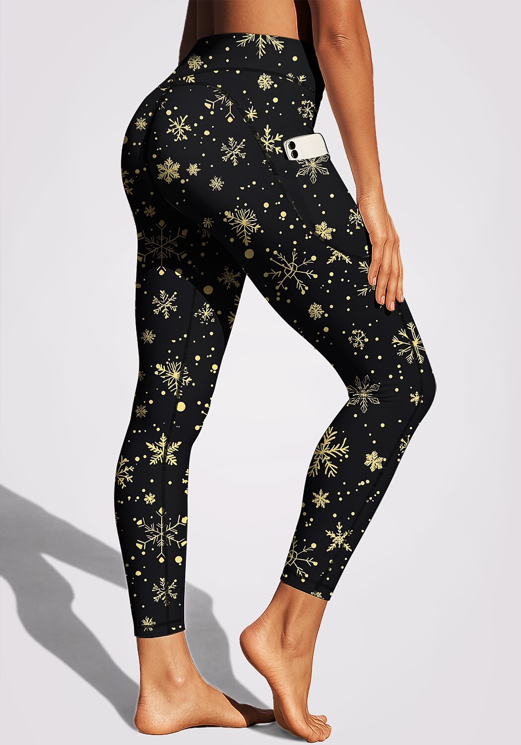 Christmas Pocket Pilates Workout Leggings