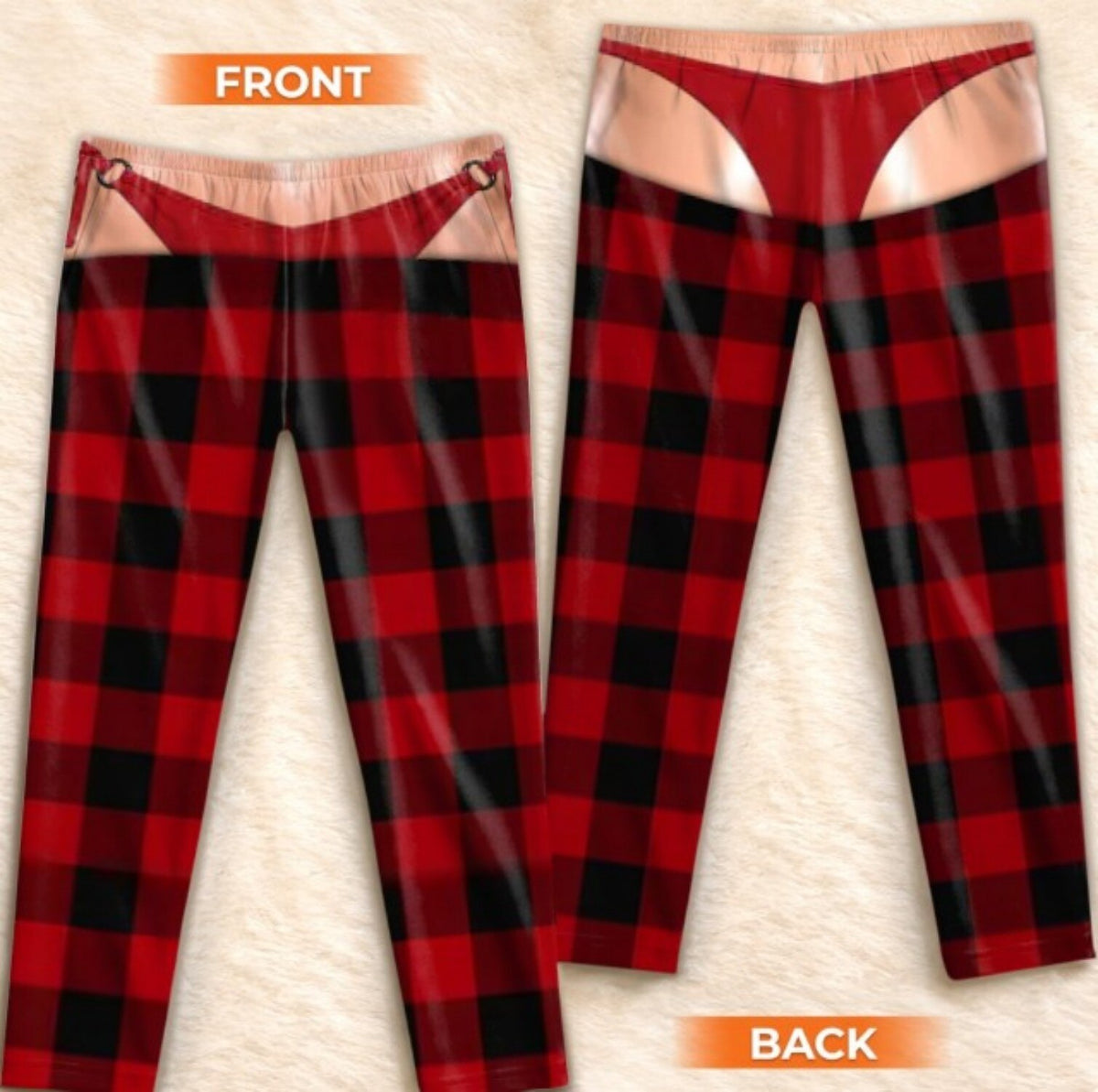 Funny Christmas Pajama Pants with Pockets
