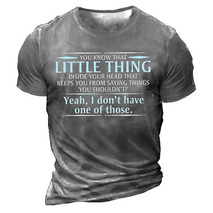 Men's Retro Graphic Print Tee