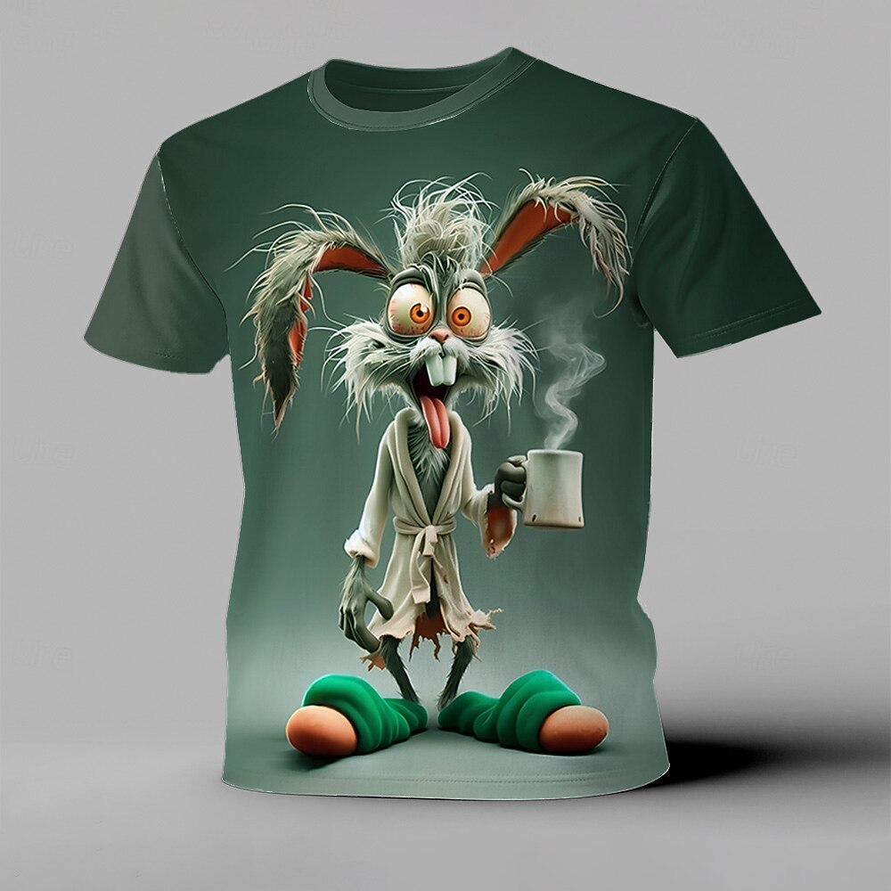 Men's Woodland Rabbit Adventure Graphic Tee