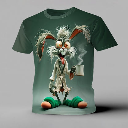 Men's Woodland Rabbit Adventure Graphic Tee