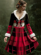 Women's Christmas Graphic Dress Style