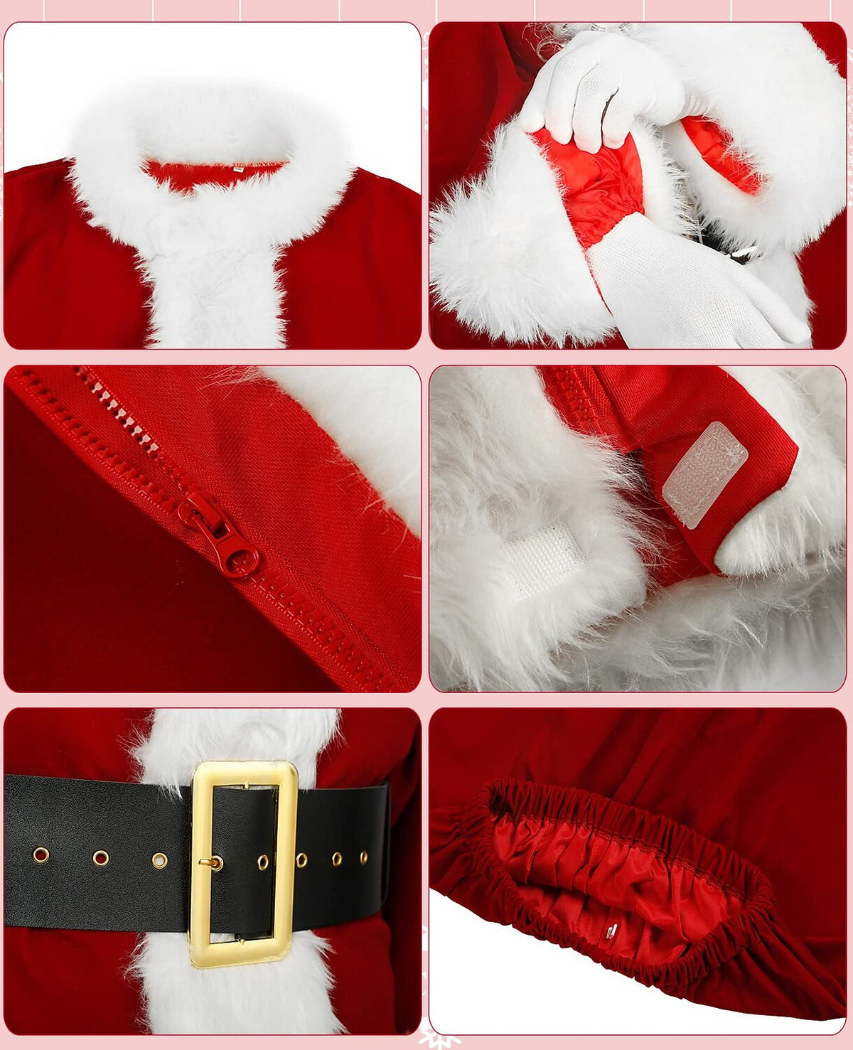 Santa Beard Hat Costume Set