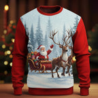Men's Christmas Santa Relaxed Sweatshirt