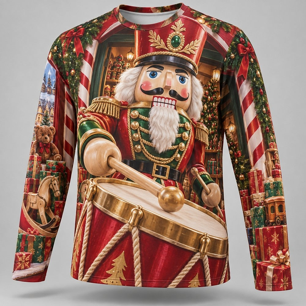 Men's Nutcracker Festive Long Sleeve Tee