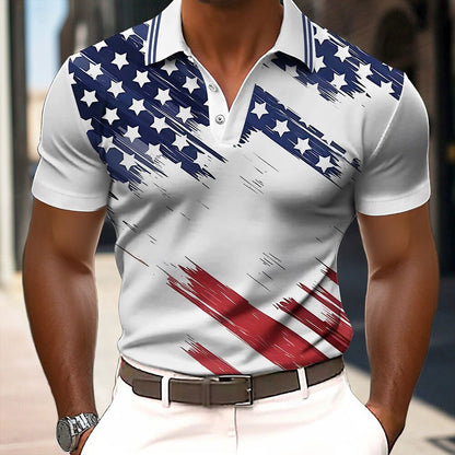 Men's American Pride Golf Polo