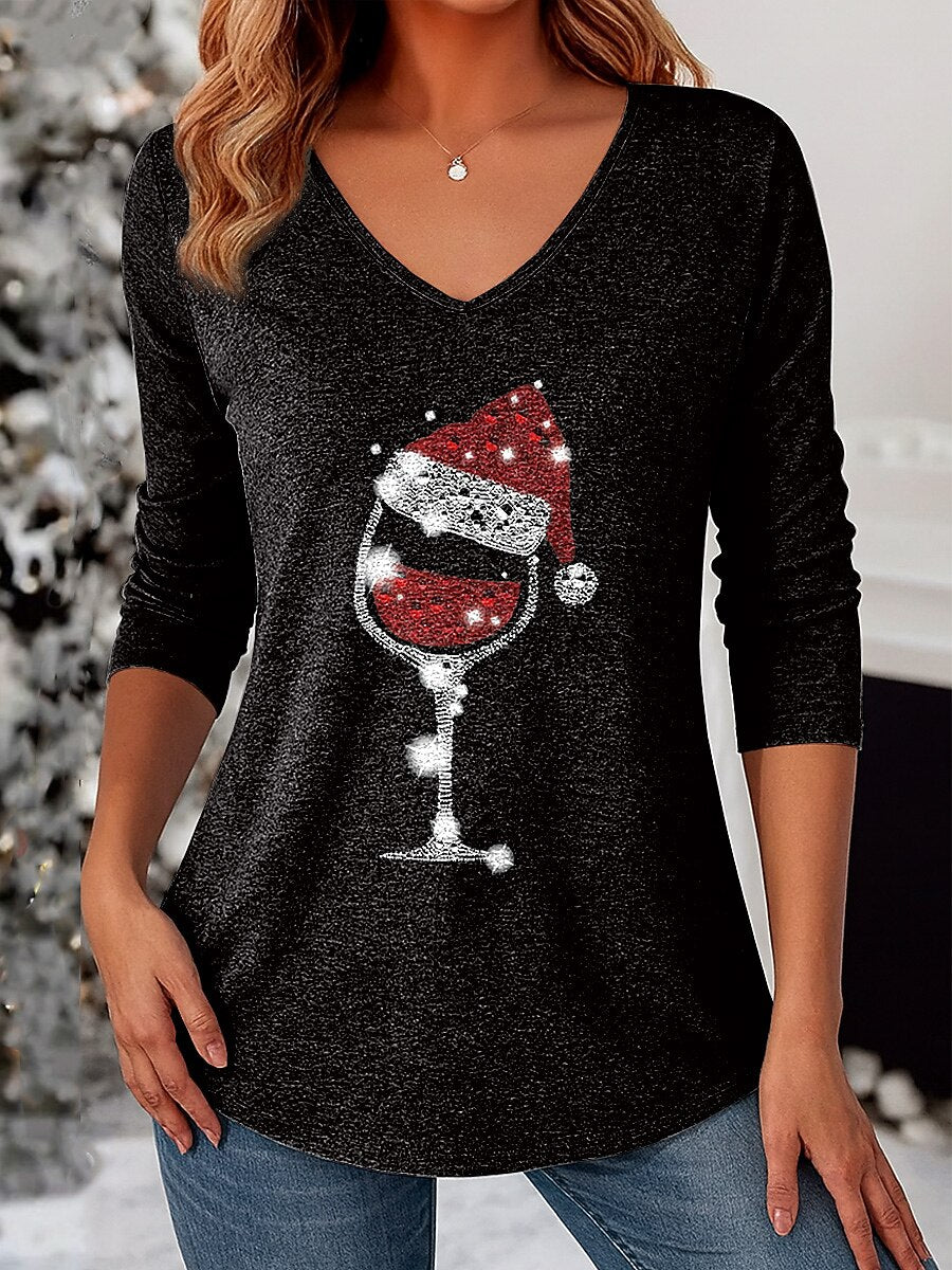 Women's Christmas Graphic Classic Shirt