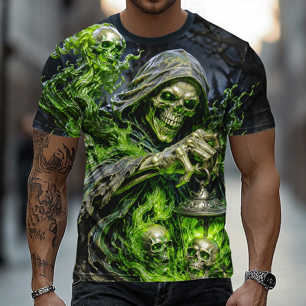 Men's Zombie Grim Reaper Gothic Tee