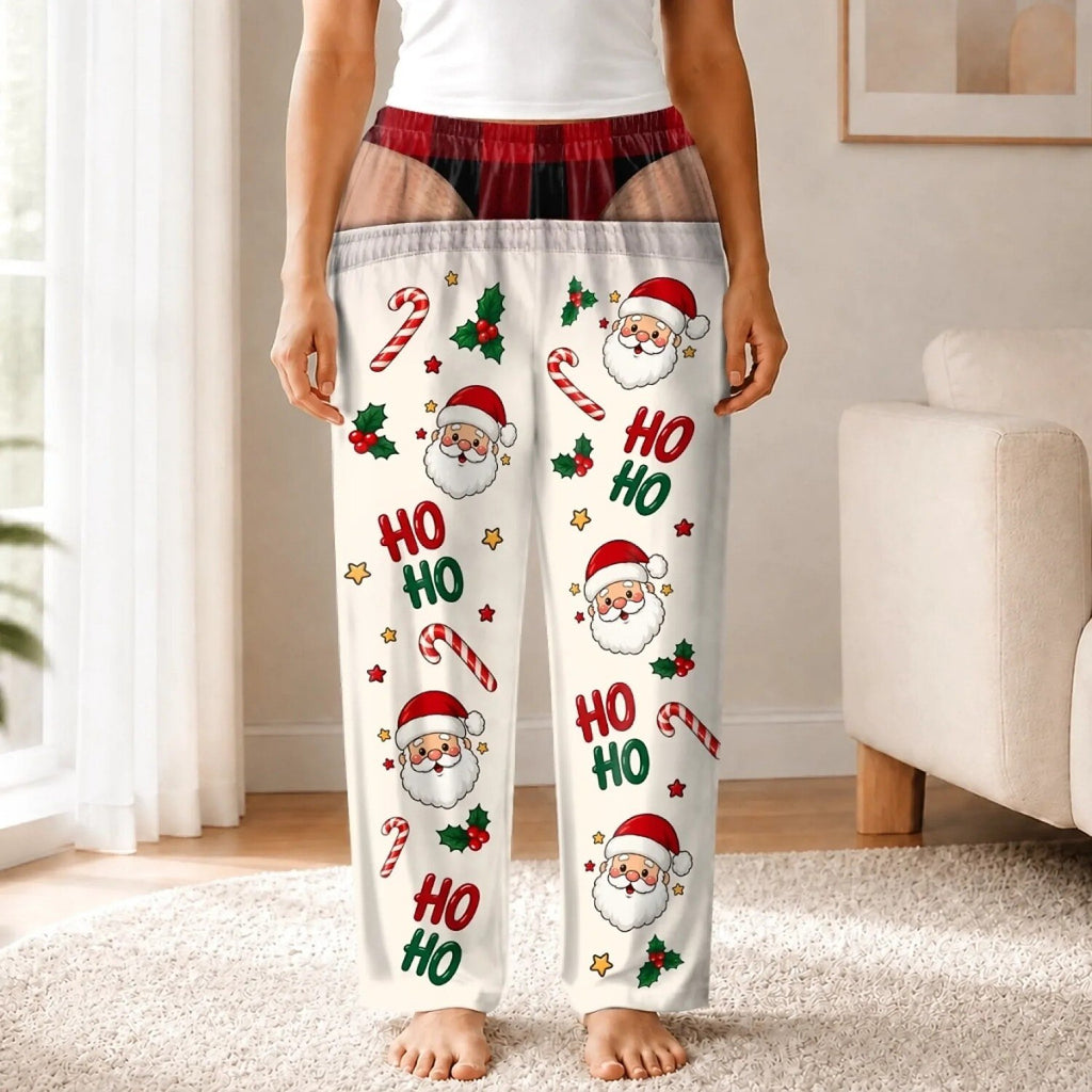 Plaid Gingerbread Christmas Pajama Pants