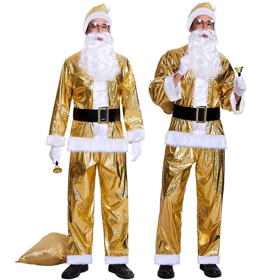 Men's Santa Claus Christmas Costume Set