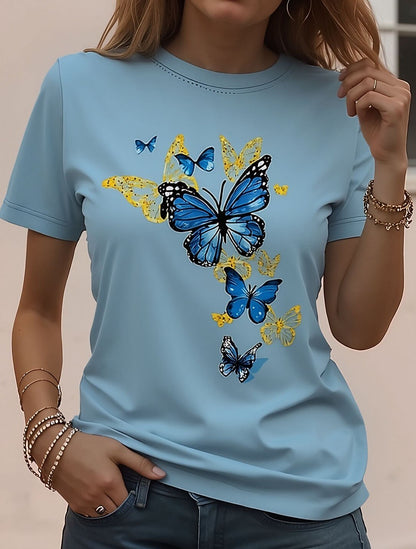 Women's Butterfly Garden Graphic Tee
