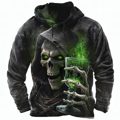 Men's Grim Reaper Absinthe Gothic Hoodie