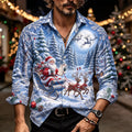 Men's Christmas Graphic Vintage Shirt