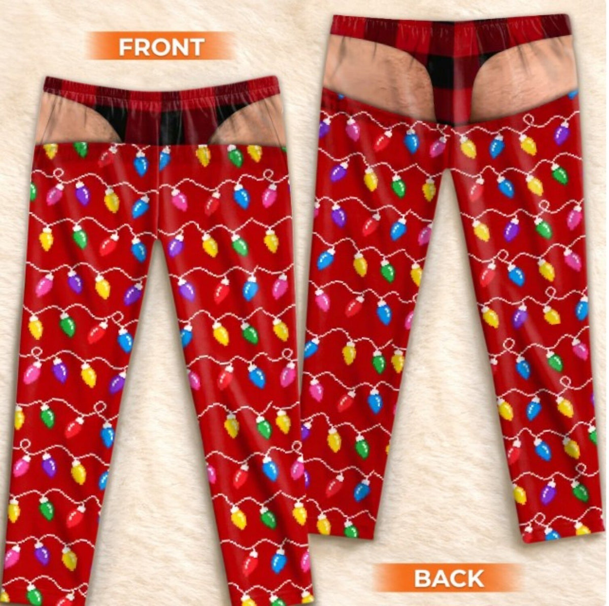 Fun Family Lights Gift Pajama Pants