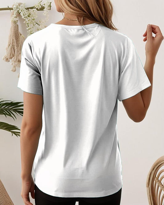 Women's Playful Giraffe Graphic Tee