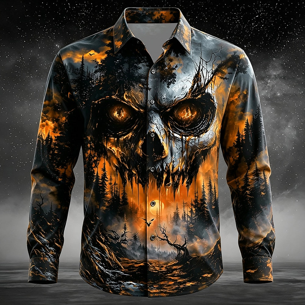 Men's Halloween Horror Dark Shirt