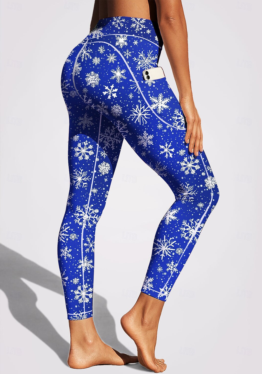 Christmas Pocket Pilates Training Leggings