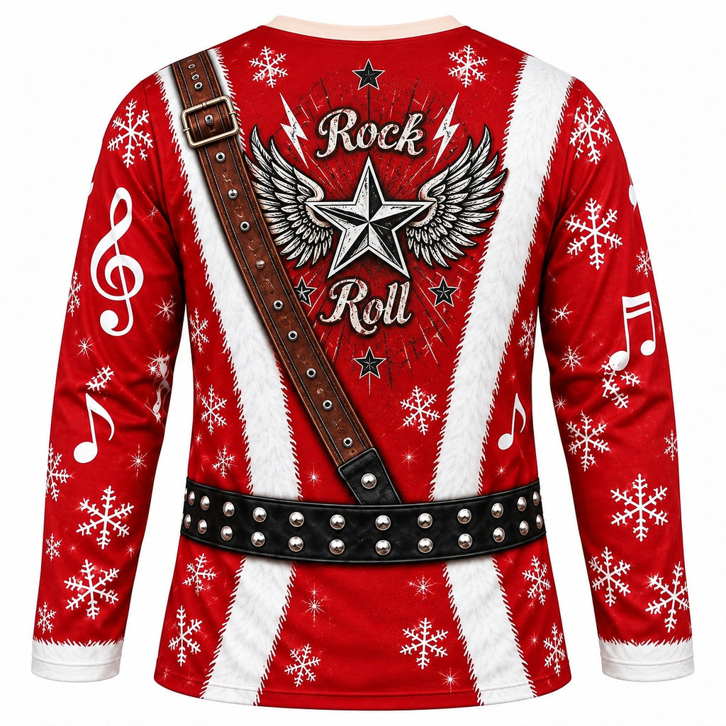 Christmas Hunk Santa Funny Crewneck Sweatshirt