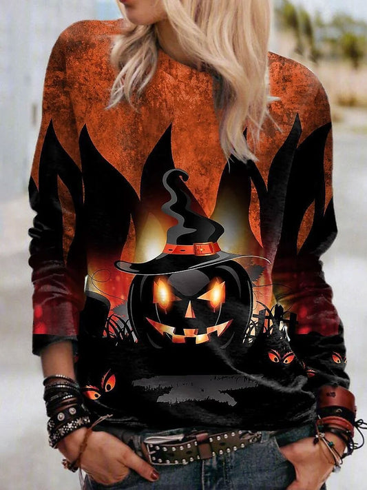 Women's Halloween Wicked Pumpkin Tee