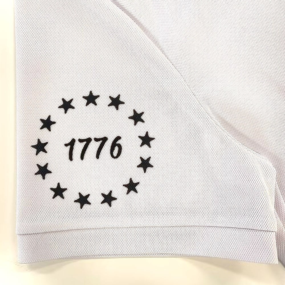Men's Independence Day Flag Polo