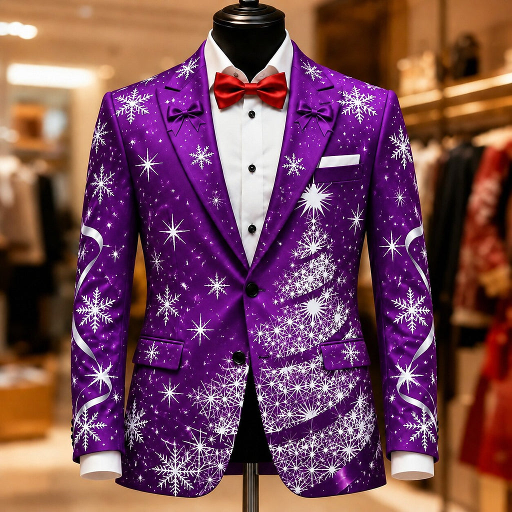 Christmas Tree Formal Party Blazer Jacket