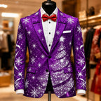 Christmas Tree Formal Party Blazer Jacket